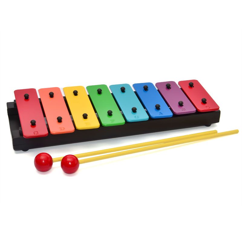 8 Note Glockenspiel - ChromaNote coloured bars