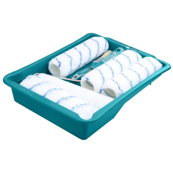 Total Tools - Paint Roller Tray Set - 8 Pieces
