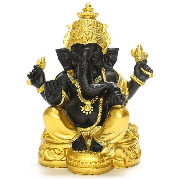 Lord Ganesha Statue Buddha Elephant Hindu God Sculpture For House