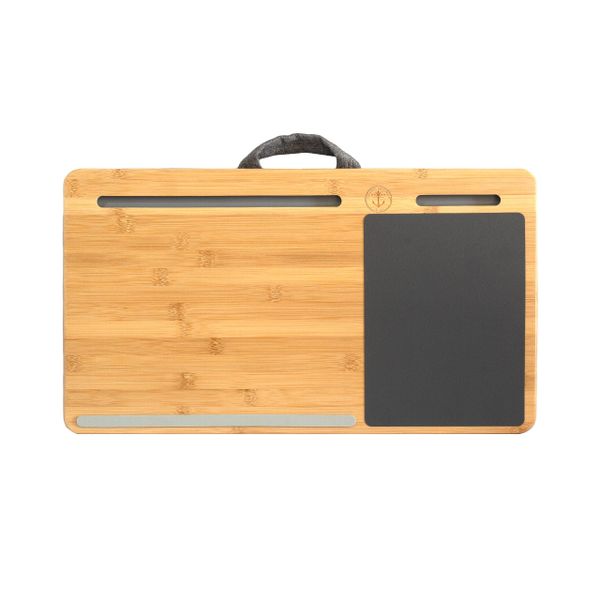 College Originals Slimline Edition Laptop Stand Bamboo Lap Desk Right Hand