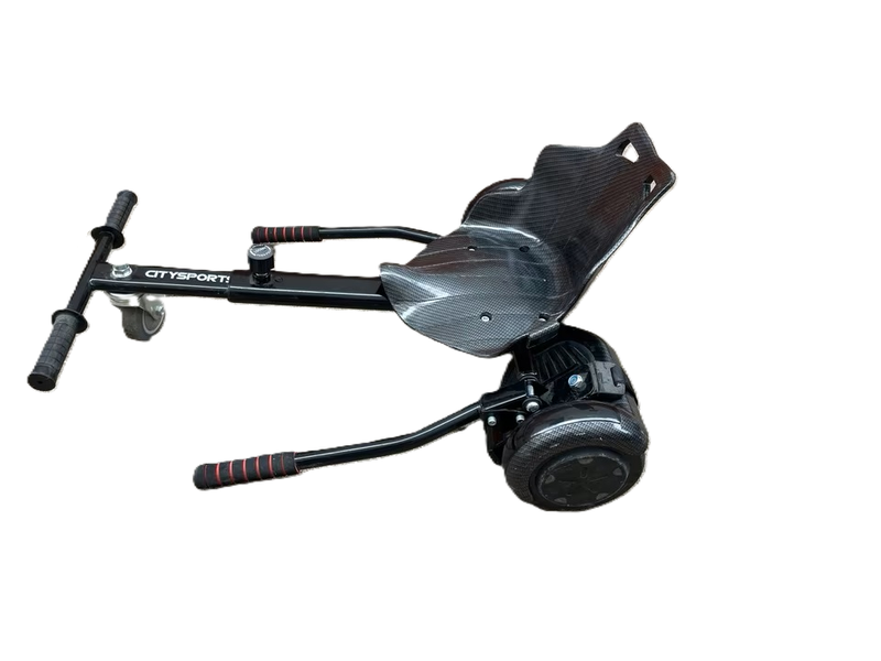 Hoverboard Kart Attachment With Adjustable Seat