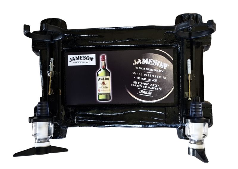 Jameson's Whiskey - 2 Optic Liquor Dispenser - Black