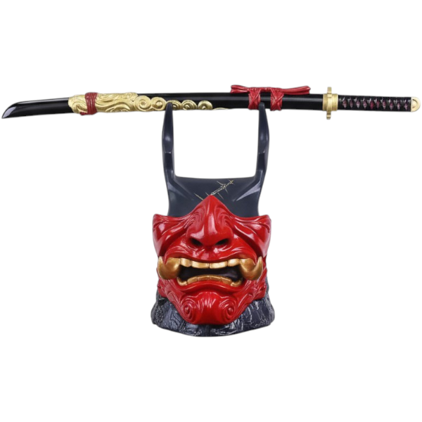 Ghostface Warrior Sword Handle Stand - Red