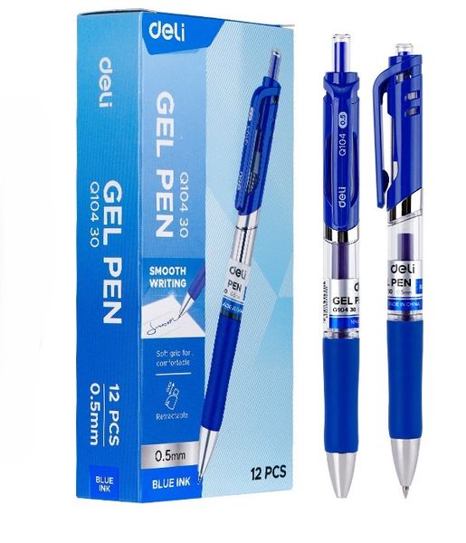 Retractable Gel Pen 0.5mm - (12pcs)