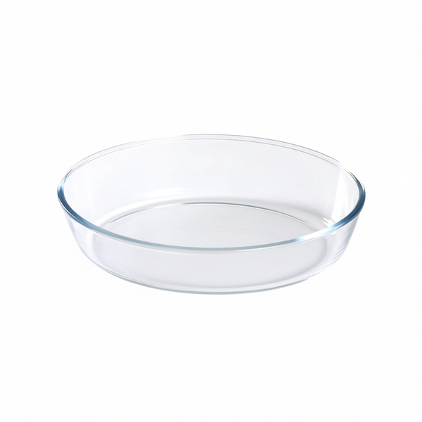 Glass Oval Baking Tray 3L - Transparent