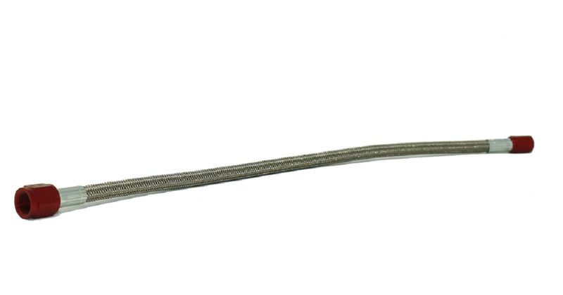 Cold Fusion Nitrous Braided na3 to an4 Red tip Nitrous Pipe