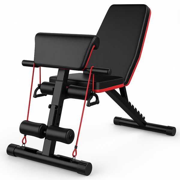 Multipurpose Fitness Bench - Adjustable, Strong
