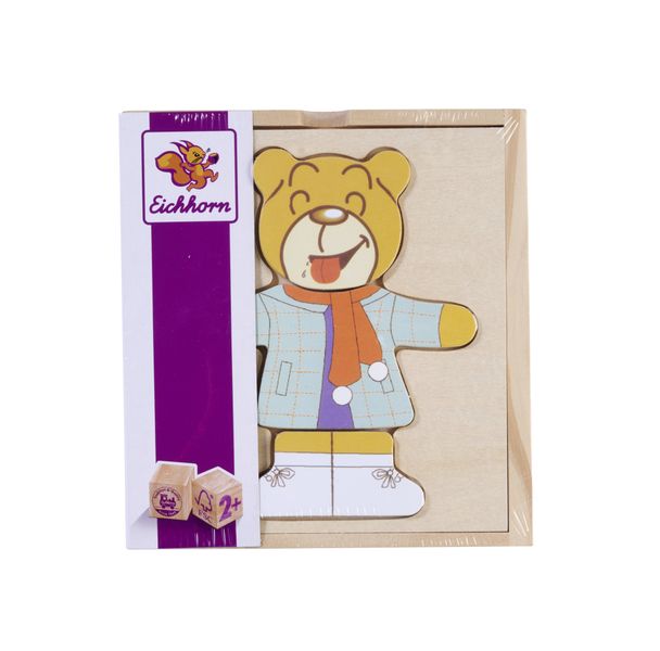 Eichhorn Bear Puzzle 4 Assorted Blind Pack