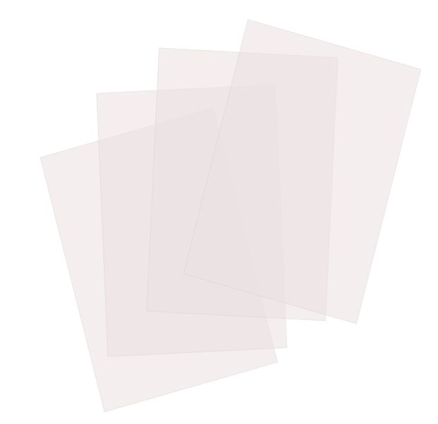 A4 Blank Stencil plastic sheets (Mylar) .190 mm x 5