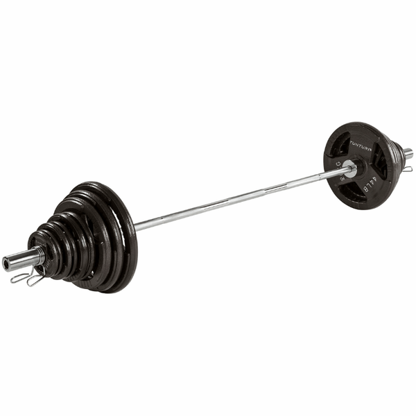 Tunturi 100kg Olympic Tri-Grip Barbell Set