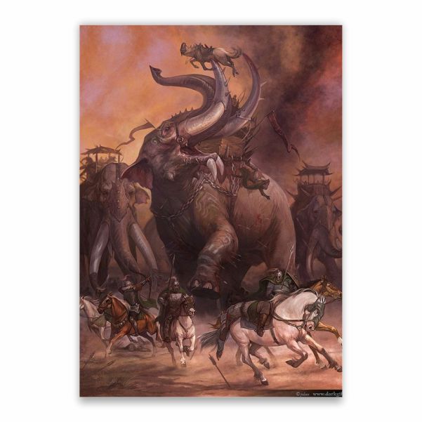 Mumakil Battle Poster - A1 | Shop Today. Get it Tomorrow! | takealot.com