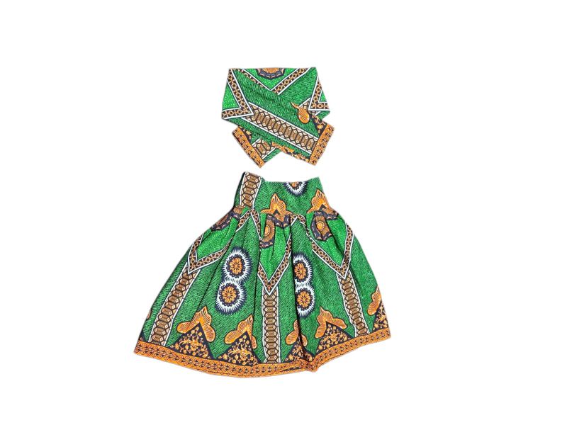 The Khanya Traditional skirt with matching head cover