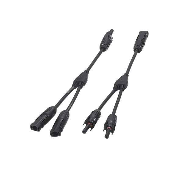 HKD MC4 BR Solar Y Lead 2-1 Pair - MC4 Solar Photovoltaic Y Connector Set