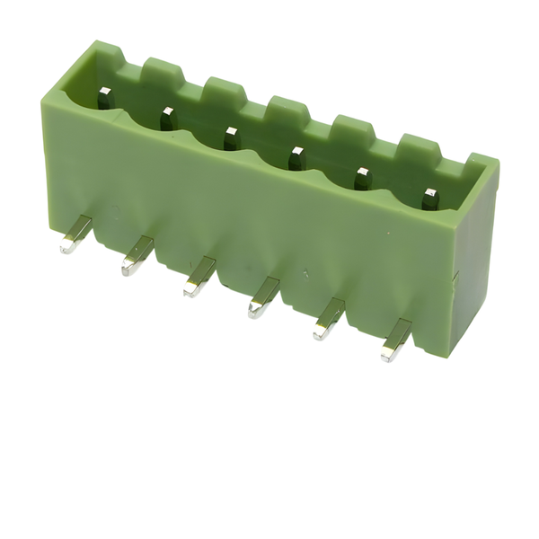 CPM5-6SQE 6-Way 5mm Right-Angled Shrouded PCB Header 12A 250V