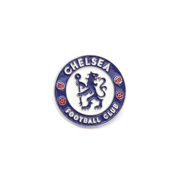 Soccer and Football Brooch Pin Blue Team Mates