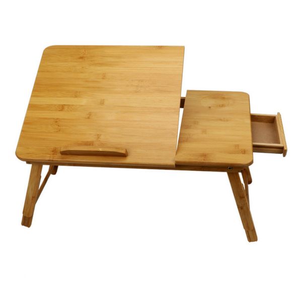 Bamboomill Portable Bed Table Stand BambooTray-Style Laptop Desk