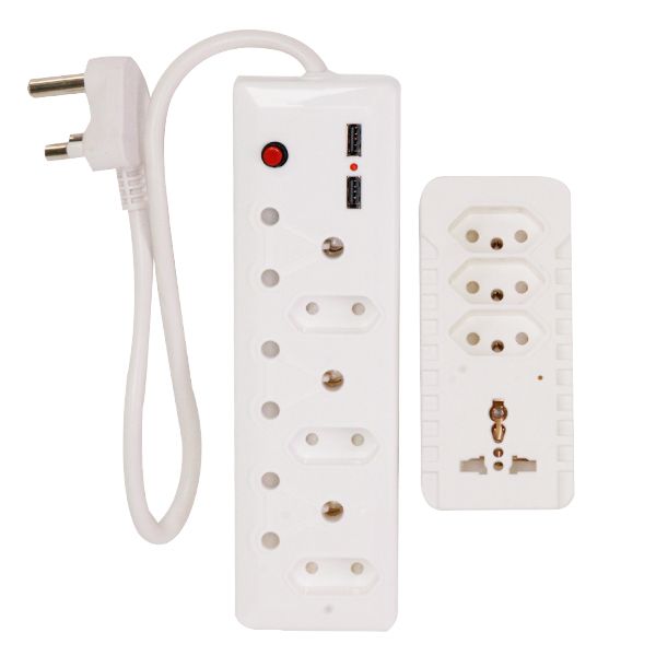 Ausma - 8-Way Multi-Plug &amp; 4-Way Adaptor Combo