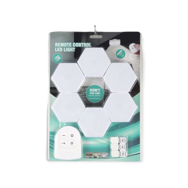 Battery Operated 6 LED Remote Control Tap Light- SD