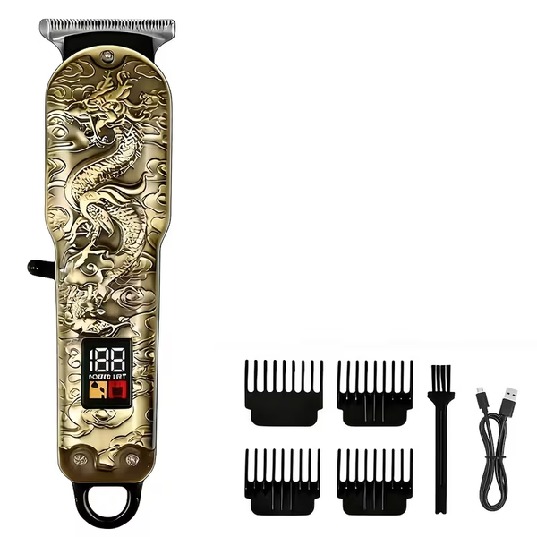 Professional Gold Dragon Cordless Hair Clipper &amp; Trimmer