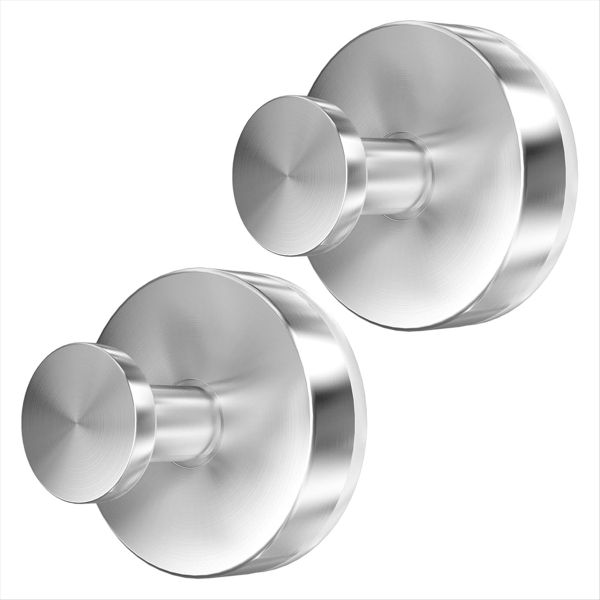 2PCS Suction Cup Hooks for Shower, Wall Suction Cup Hooks No-Drill Hooks fo