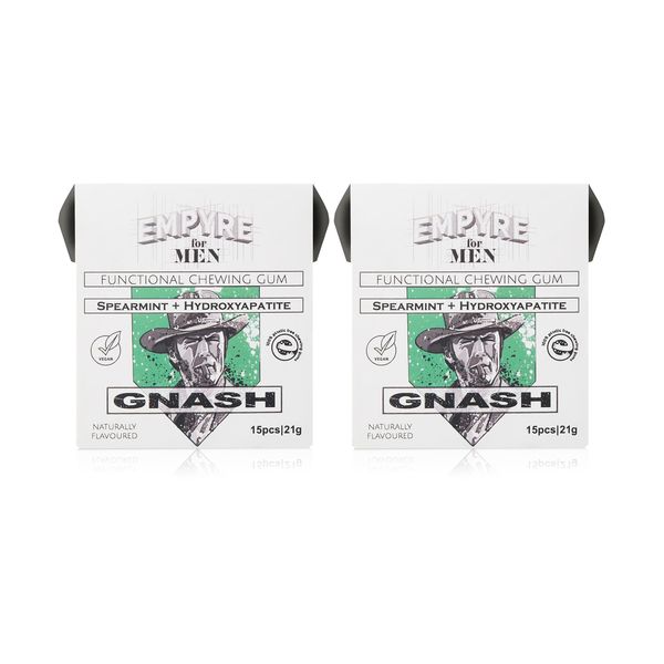 Empyre For Men GNASH Hydroxyapatite Functional Chewing Gum - Double Pack