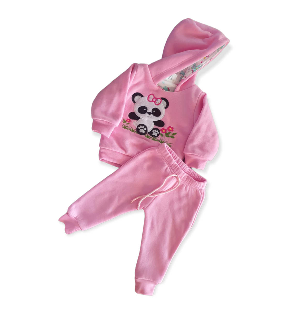 Little Leila - Embroidered Panda Tracksuit - Baby Girl | Buy Online in ...