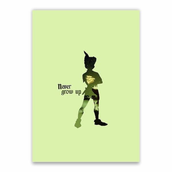 Peter Pan Never Grow Up Poster - A1