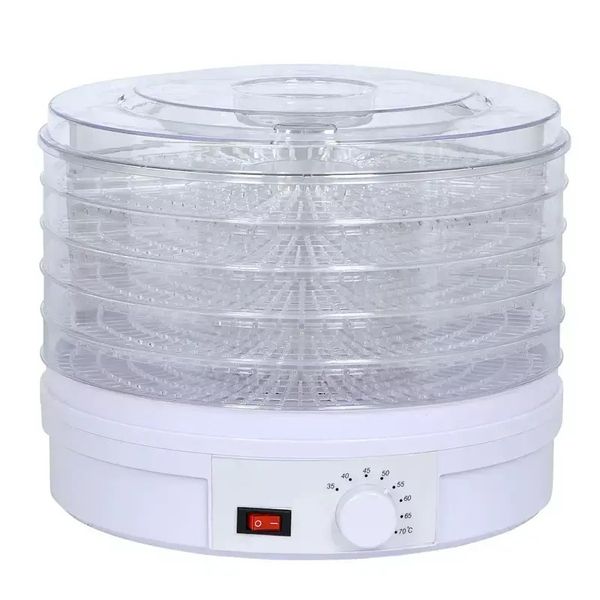 Electric 5 Trays Fruit Dehydrator Machine Adjustable Food Dehydrator