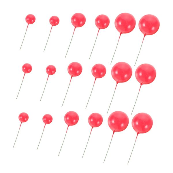 Cake Decorating Styrofoam Balls Red - 20 Pieces - Non-edible