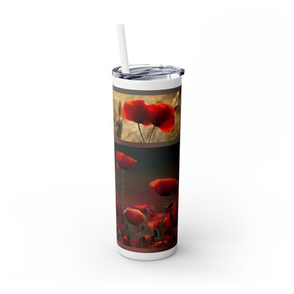 Poppy 600ml Stainless Steel Tumbler
