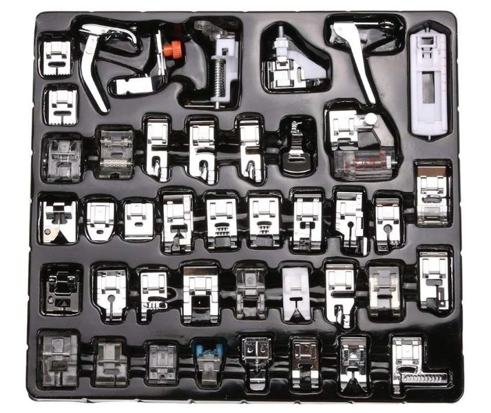 Domestic Sewing Machine Presser Foot Feet Kit Set 42 Piece