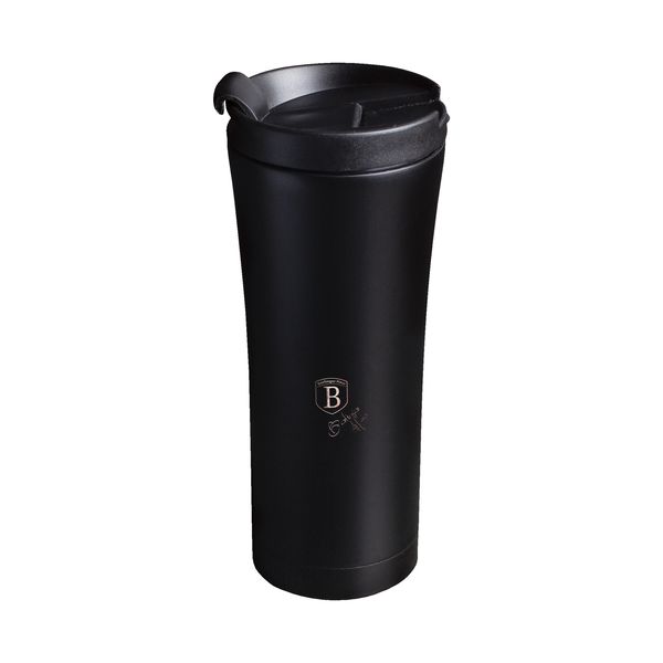 Berlinger Haus 500ml Thick Walled Travel Coffee Mug - Black Rose