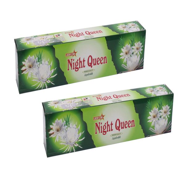 Lucky Star Night Queen Premium Quality Incense Sticks - 3 Pack - 180 Sticks