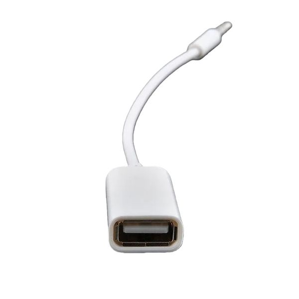 3.5mm AUX to USB 2.0 Converter Cable White 15cm