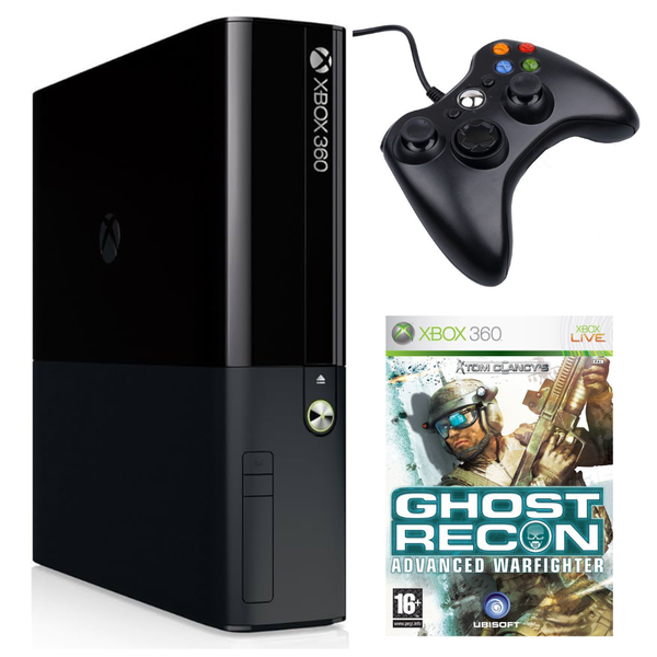 Xbox 360 E Console 4GB (Upgraded with 64GB Flash Drive) - Ghost Recon AW1