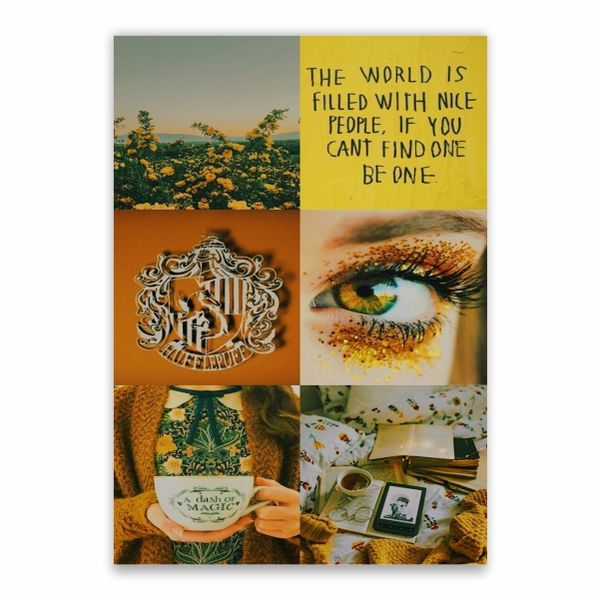Hufflepuff Aesthetic Poster - A1