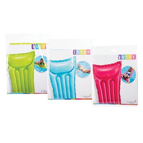 Bulk Pack x 3 Intex Lounger Air-Mat Econo 183x69cm