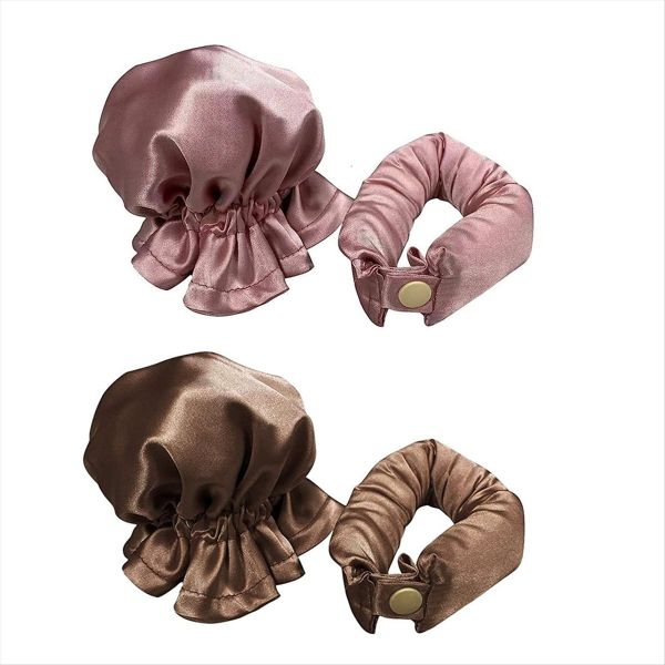 Satin Heatless Hair Curler Heatless Curling Rod Headband for All Hair