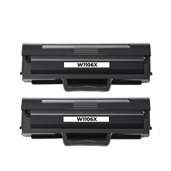 Camboro Toner compatible with HP W1106X/106X/106 Black Toner x 2
