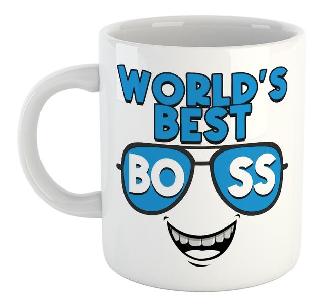 World's Best Boss Goggles Manager Birthday Christmas Gift Mug