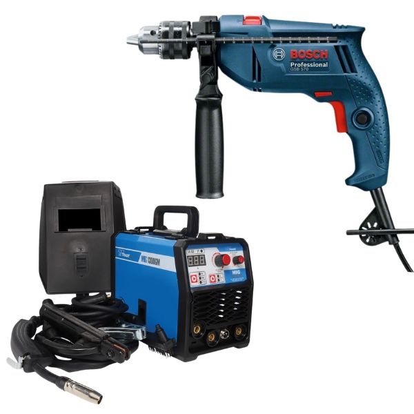 Tradeweld - Multi Process Welding Machine (MIG1300) with Professional Drill