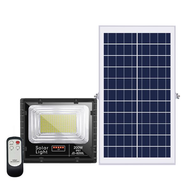 JD Led Solar Powered Outdoor Indoor Split Floodlights 60W Solar Flood Light