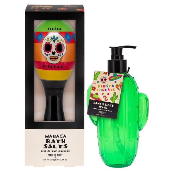 Mad Beauty Fiesta Forever Hand &amp; Bath Duo - Cactus Wash &amp; Maraca Salts