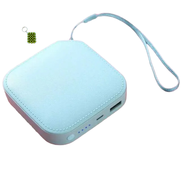 JG07 Mini Portable Square Power Bank 5000Mah + Key Chain