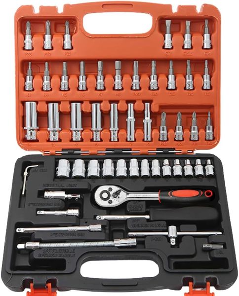 Captain - K | 53 Piece 1/4" Dr.Socket &amp; Wrench Set
