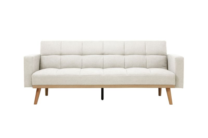 George &amp; Mason - Checker Board Sleeper Couch - Natural