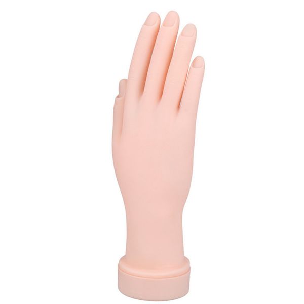 Nail Art Training Hand Flexible Movable Manicure Practice Tool