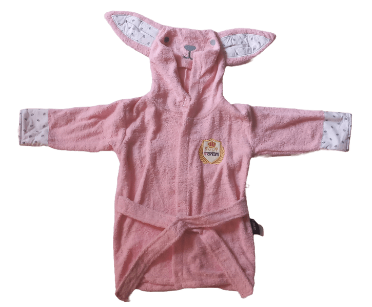 Morttini Cotton Fleece Bathrobe - Pink