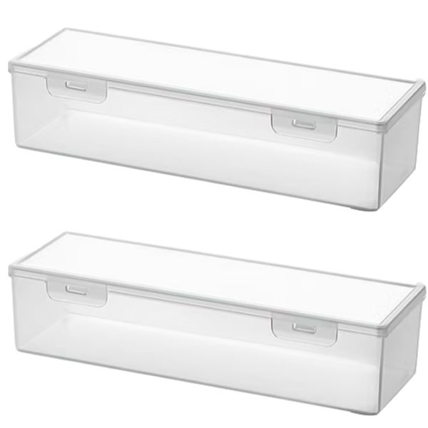 Kitchen Pasta Spaghetti Refrigerator Food Container (28.5cm) Set of 2