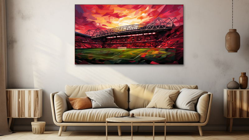 Canvas Wall Art - Theatre of Dreams Abstract - HD0198